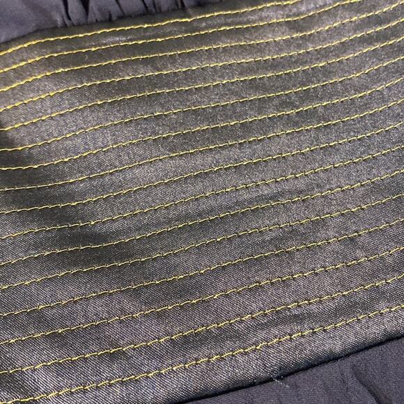 Max & Cleo Navy Silk Goddess Dress With Pleated Skirt Size 6 - Picture 9 of 10